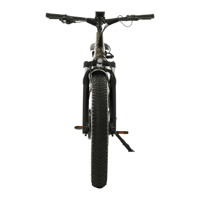 SPIKA Escape 1000W 48V 21Ah Electric Bike Biarri Camo Front View