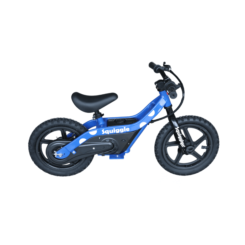 Squiggle 100W 4.0Ah Electric Balance Bike Blue Right Side View