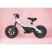 Squiggle 100W 4.0Ah Electric Balance Bike Pink Side View with pink background