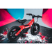 Squiggle 100W 4.0Ah Electric Balance Bike Red Rear Side View