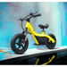 Squiggle 100W 4.0Ah Electric Balance Bike Yellow Front Side View