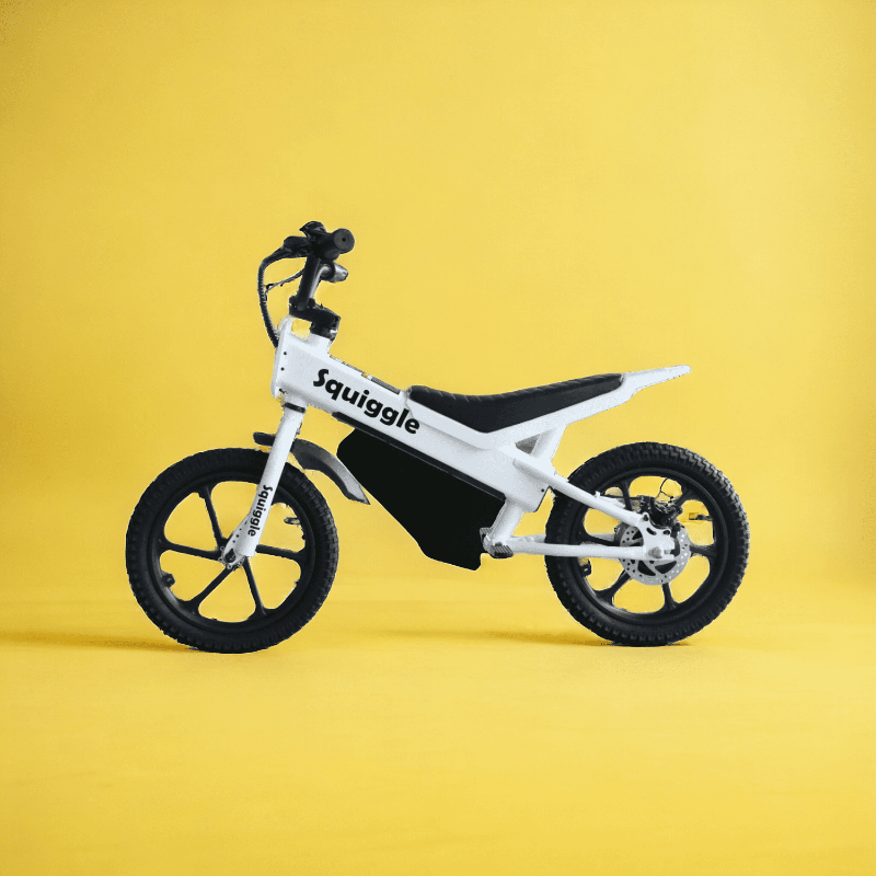 Squiggle Dirt 350W 36V Electric Balance Bike Left Side View