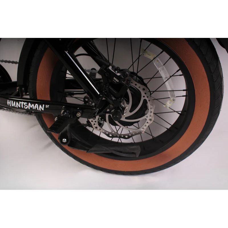 TOLAND HUNTSMAN ST 750W 48V 15AH Electric Bike Black Foot Peg View