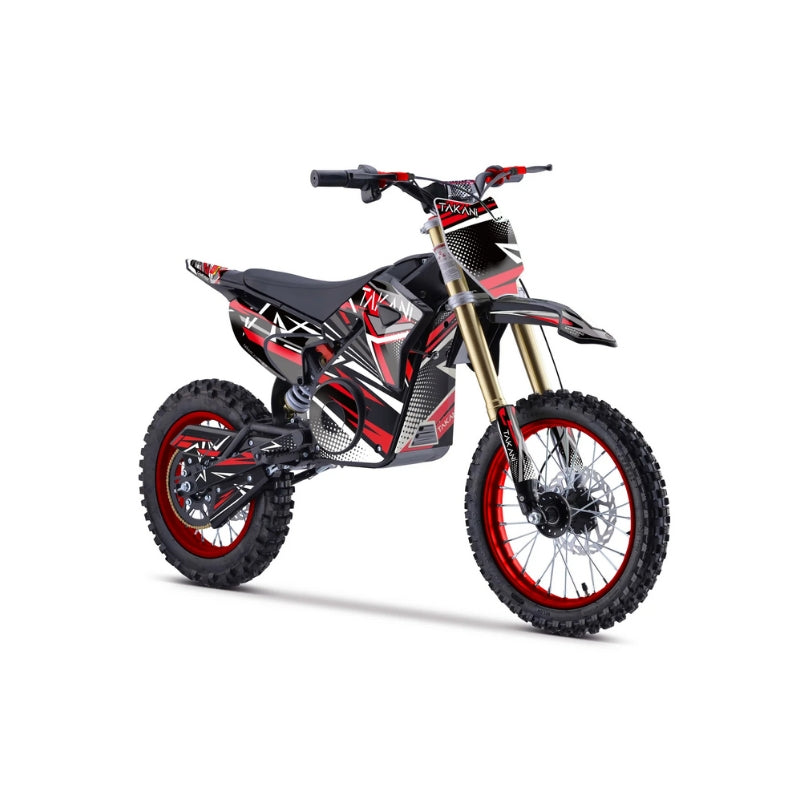 Takani TK1210-20 2000W Seat Height 620mm Kids Electric Dirt Bike in Black/Red