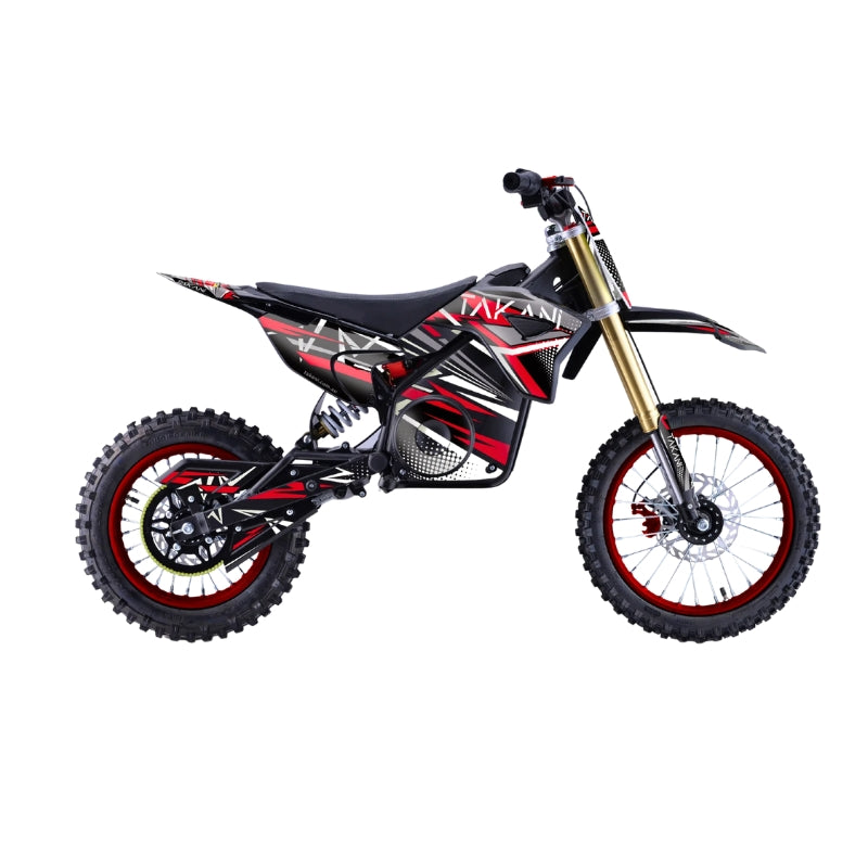 Takani TK1412 2000W Seat Height 680mm Kids Electric Dirt Bike in Black/Red