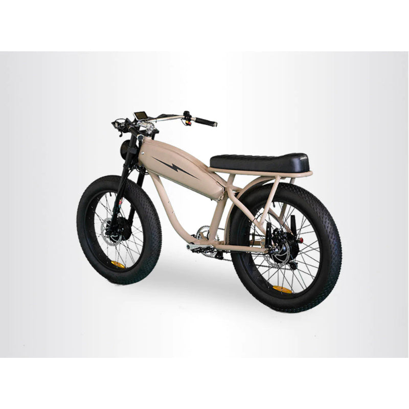 VALLKREE The Mechanism 24 500W 48V 15Ah Electric Bike Desert Storm Rear Side View