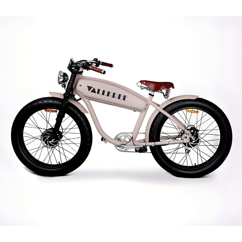 VALLKREE The Mechanism 26 500W 48V 15Ah Electric Bike Desert Storm Side View