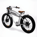 VALLKREE The Mechanism 26 500W 48V 15Ah Electric Bike Silver Rear Side View