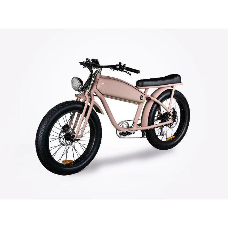 VALLKREE The Moon Dog 250-500W 48V 15Ah Electric Bike Desert Storm Front Side View