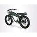 VALLKREE The Moon Dog 250-500W 48V 15Ah Electric Bike Planet Green Rear Side View