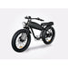 VALLKREE The Moon Dog 250-500W 48V 15Ah Electric Bike Very Black Front Side View