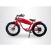 VALLKREE The Yakuza Mini Drifter 250-500W 48V 15Ah Electric Bike Gloss Red Side View