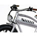 VALLKREE The Yakuza Mini Drifter 250-500W 48V 15Ah Electric Bike Silver Front Light View