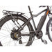 VAMOS El Diablo 48V/20Ah Electric Bike Black Rear Side View