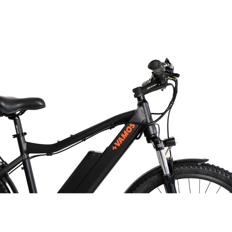 VAMOS El Diablo 48V/20Ah Electric Bike Black Tube Side View