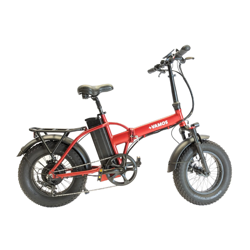 VAMOS El Doblez 350W 36V Electric Bike Red Right Side View