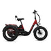 VAMOS Papa Grande Pro 500W 48V 20/25Ah Electric Bike Red Black Side View