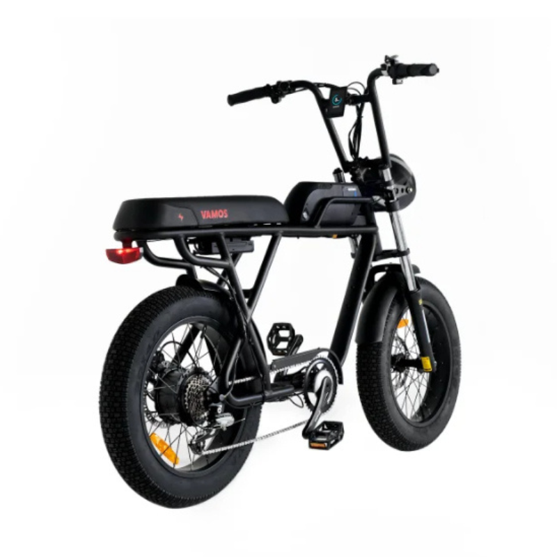 VAMOS Sancho 48V 17.5AH Electric Bike Rear Side View