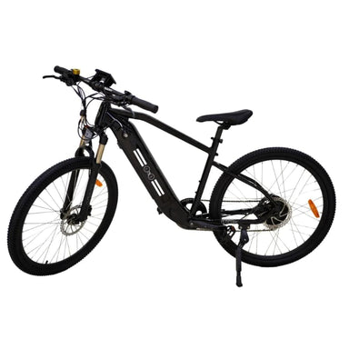 VELOZ Discovery 500W 48V 13Ah Electric Bike in Black Front Side View