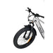 VELOZ Discovery Fat 750W 48V 15Ah Electric Bike in Silver Front Tyre View