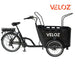 VELOZ JX350 350W 48V 13Ah Electric Cargo Trike Bike Right Side View