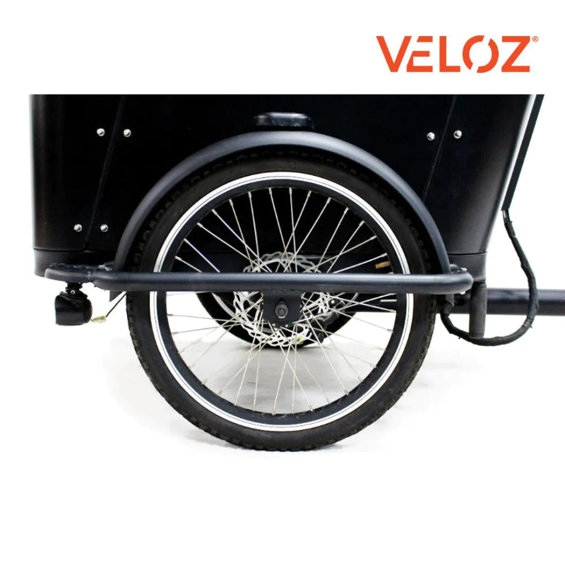 VELOZ JX350 350W 48V 13Ah Electric Cargo Trike Bike Tyre View