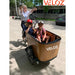 VELOZ JX350 350W 48V 13Ah Electric Cargo Trike Bike Wood Outside with Children View