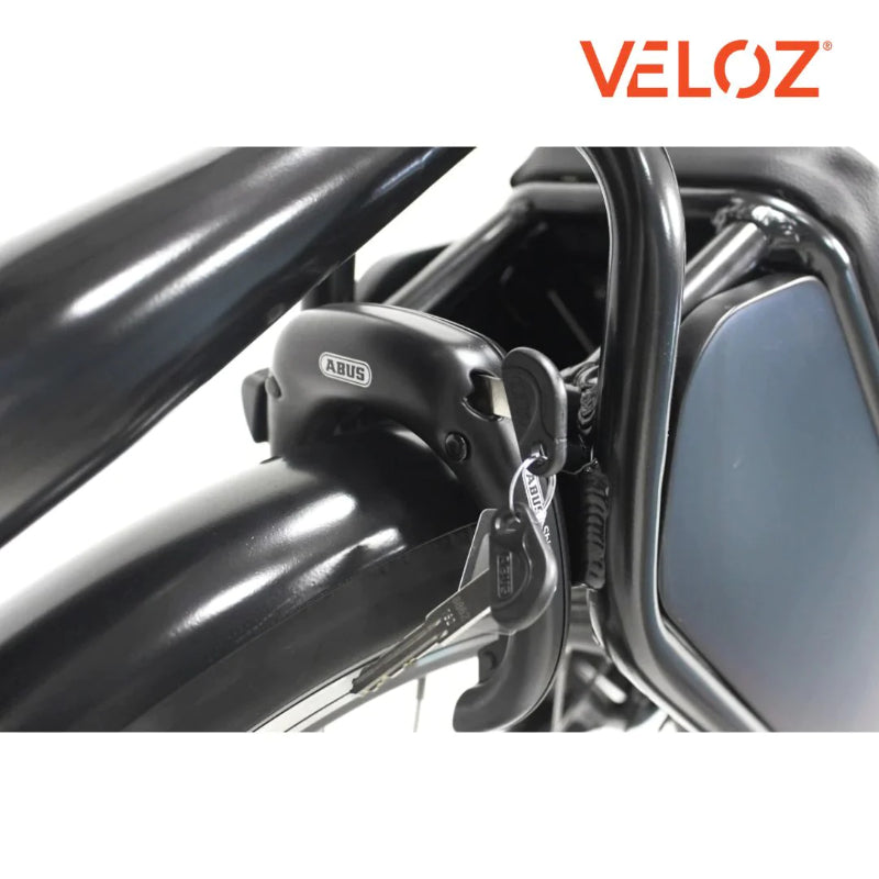 VELOZ JX500 500W48V 20Ah Electric Cargo Trike Bike in Black Key View