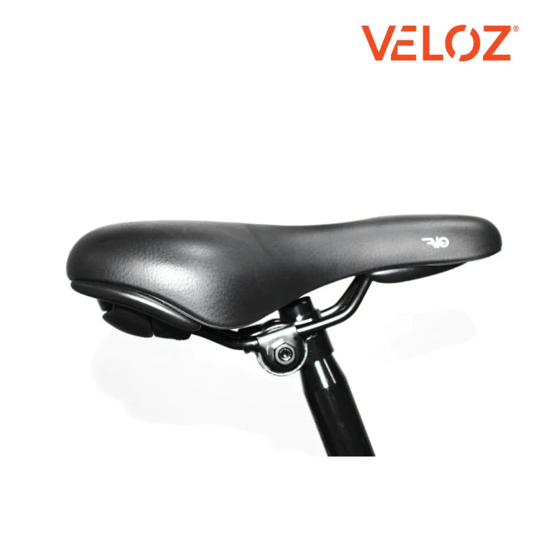 VELOZ JX500 500W48V 20Ah Electric Cargo Trike Bike in Black Seat View