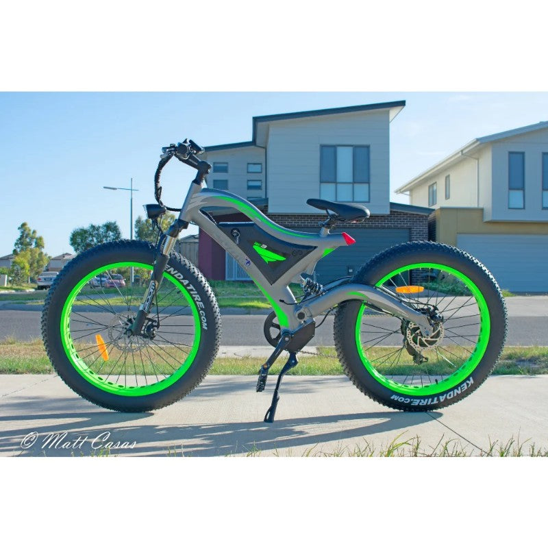 VELOZ TXL 750W 48V 15Ah Electric Bike Outside Left Side View