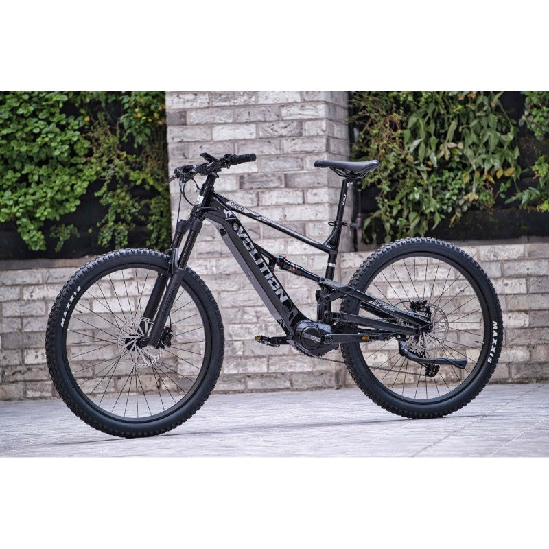 VOLITION Dingo 700Wh 48V Electric Bike in Galaxy Black Left Front Side View