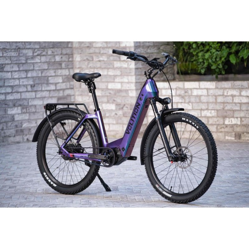 VOLITION Hugo Enviolo 840Wh 48V Electric Bike in Chameleon Front Side View