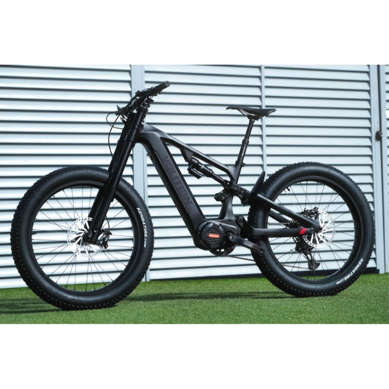 VOLITION Jumbo Performance 1500W Electric Bike Small in Matt Black Outside View