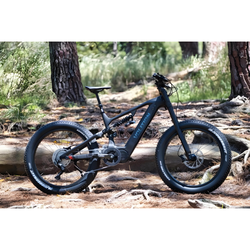 VOLITION Jumbo Performance 1500W Electric Bike Small in Matt Black Right Side View