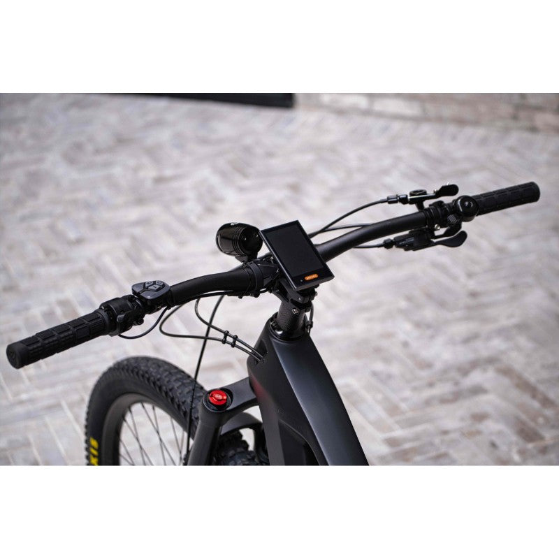 VOLITION Max Performance 840Wh 48V Electric Bike in Matt Black Handlebar View