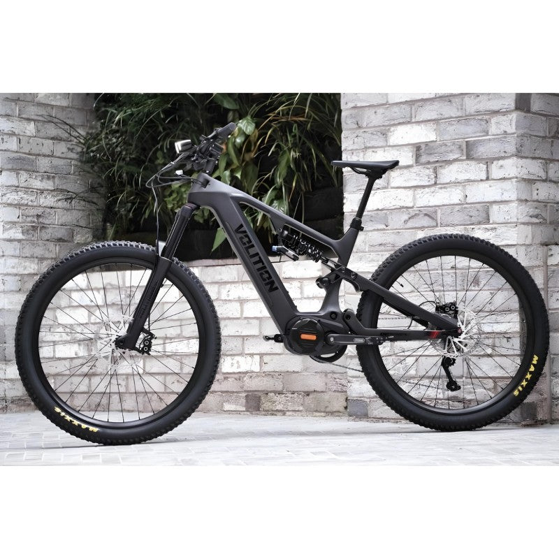 VOLITION Max Performance 840Wh 48V Electric Bike in Matt Black Left Side View