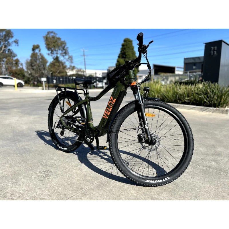 Veloz Discovery Pro 2024 Electric Bike Front Side View