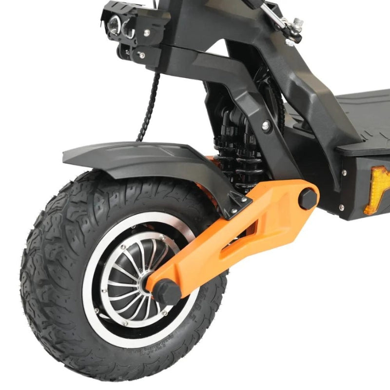 Veloz G4 4200W Peak Power 90km/h 200+km Distance All Terrain Portable Battery E-Scooter in Orange