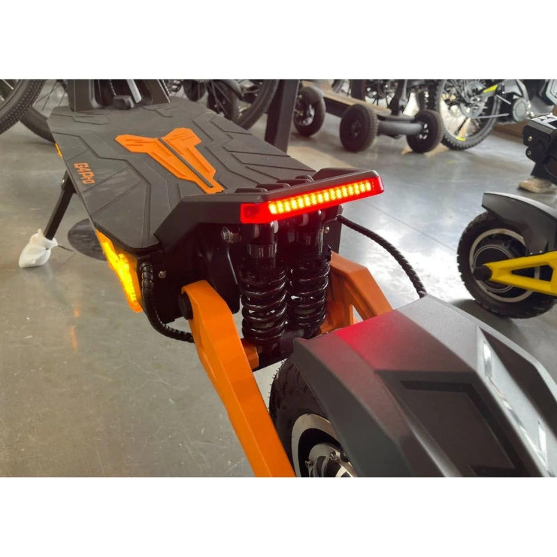 Veloz G4 4200W Peak Power 90km/h 200+km Distance All Terrain Portable Battery E-Scooter in Orange