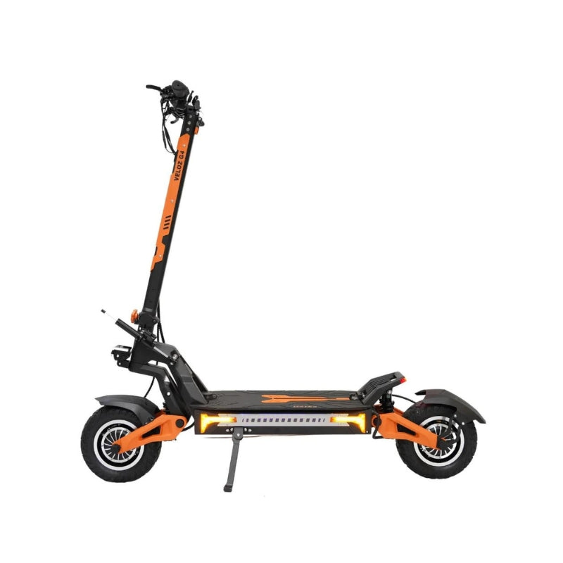 Veloz G4 4200W Peak Power 90km/h 200+km Distance All Terrain Portable Battery E-Scooter in Orange