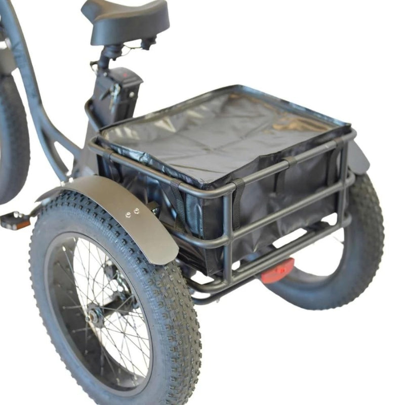 Veloz 2024 Grand-Prix 500W Motor 120km Autonomy 20Ah Samsung Battery 150+ Kilos Weight Trike E-Bike