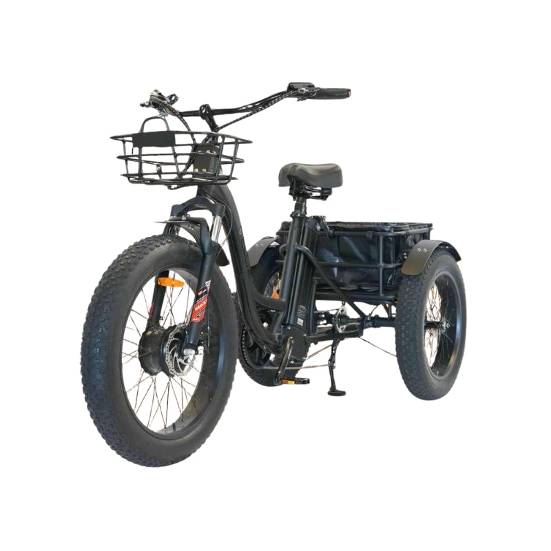 Veloz 2024 Grand-Prix 500W Motor 120km Autonomy 20Ah Samsung Battery 150+ Kilos Weight Trike E-Bike