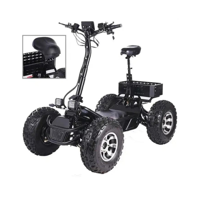 Veloz Terra Beast 8000W ATV Off Road E-Scooter in Black