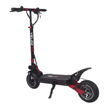 Veloz V1 Electric Scooter in Black Side View