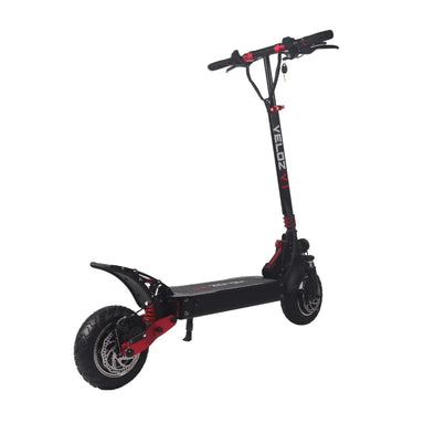 Veloz V1 Electric Scooter in Black Side View