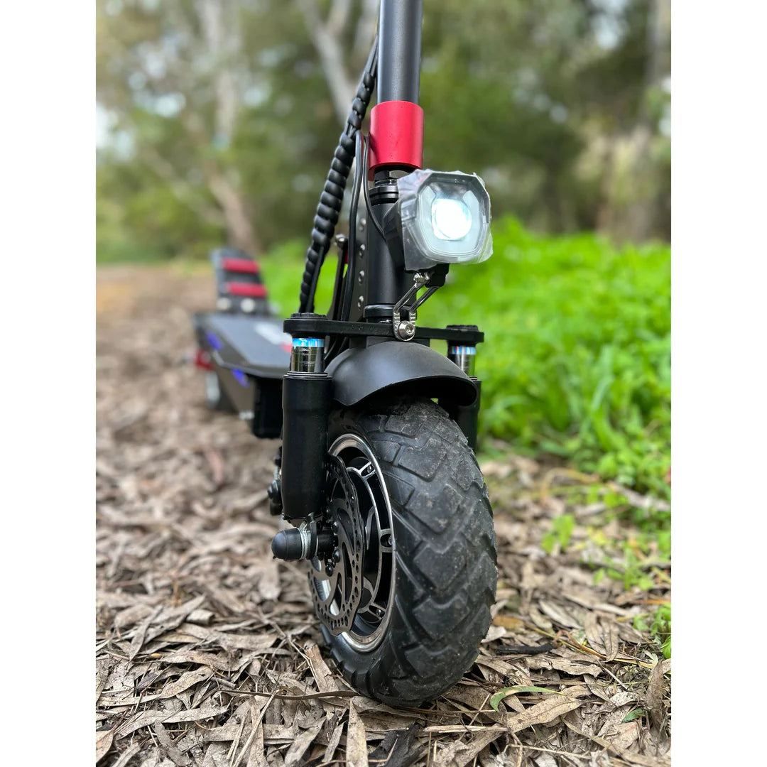 Veloz V1 Electric Scooter in Black Wheel View