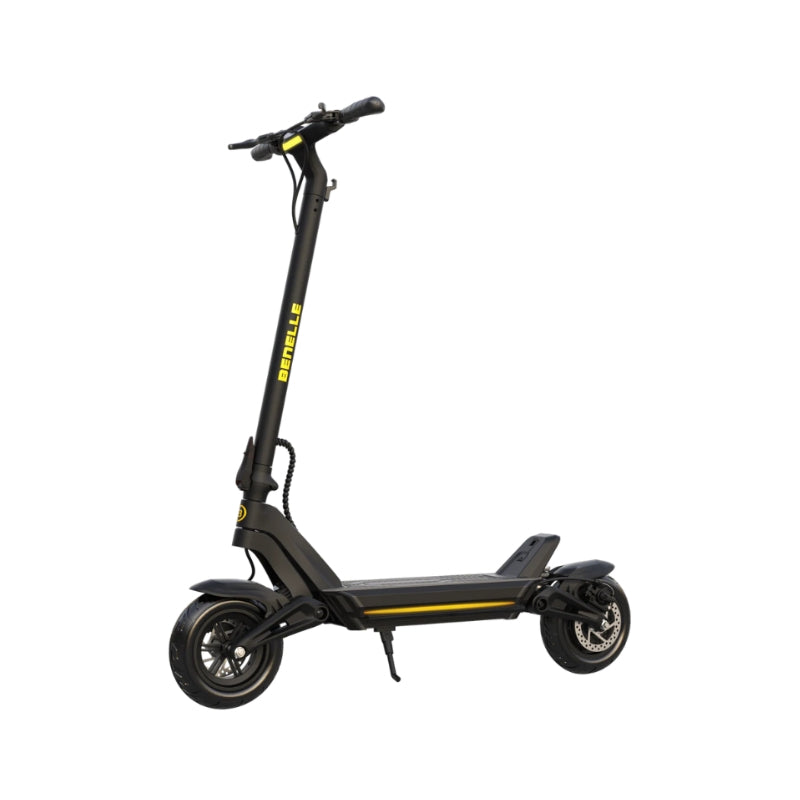 benelle-gt60-scooter-in-colour-black-front-left-side-view