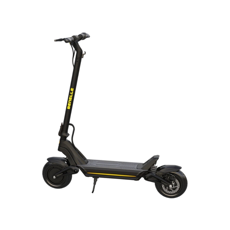 benelle-gt60x-scooter-in-colour-black-front-left-side-view