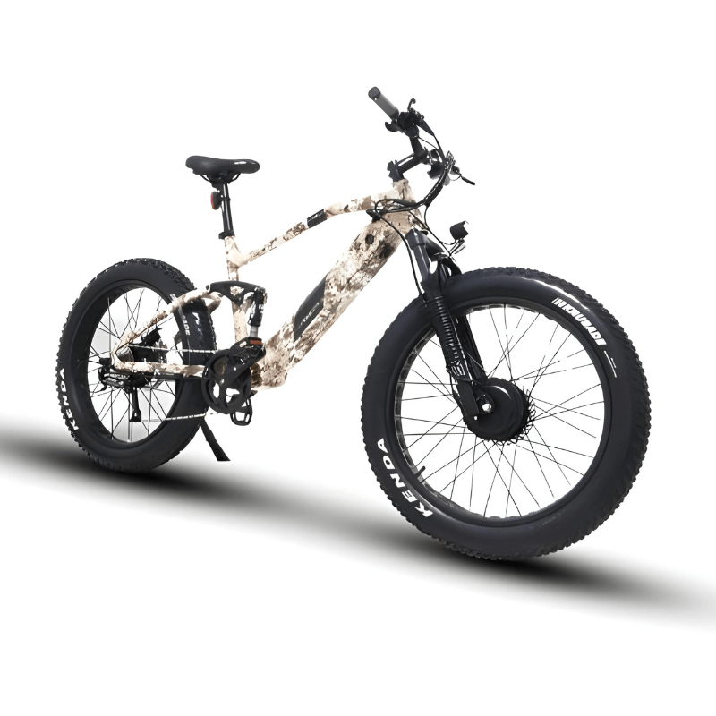 Defender-S Pro Ebike in Colour Forest Cobra Front Side View