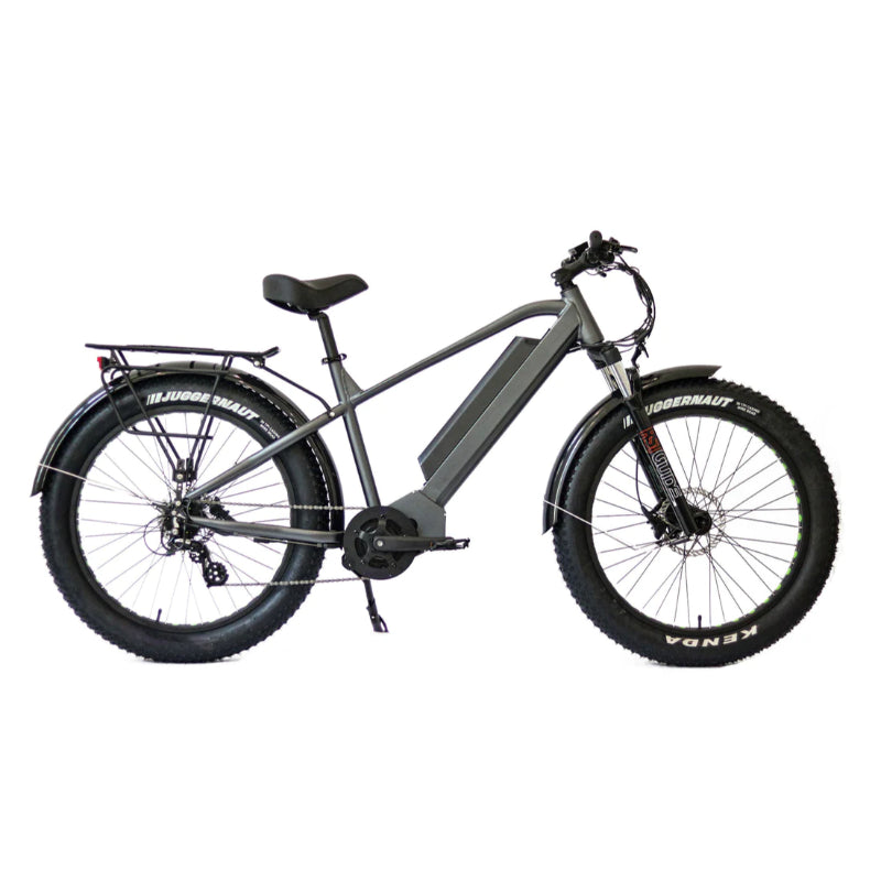 Eunorau Fat Hd Electric Bike in Colour Grey Right Side View